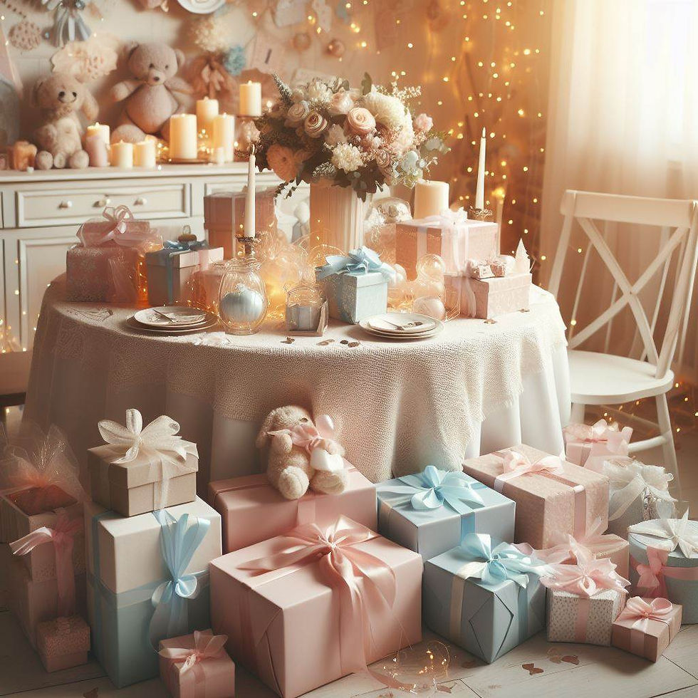 Guia de Presentes para Chá de Bebé