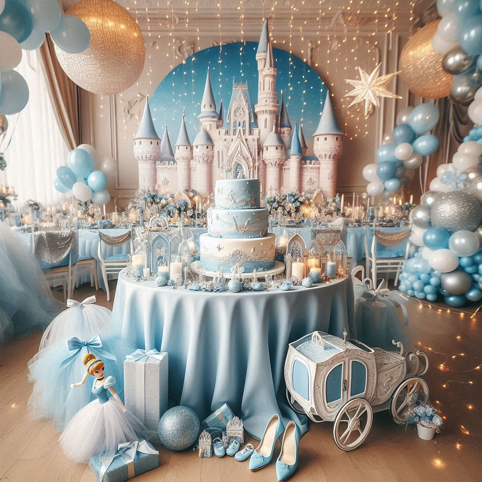 Festa de Aniversário com o Tema Cinderela