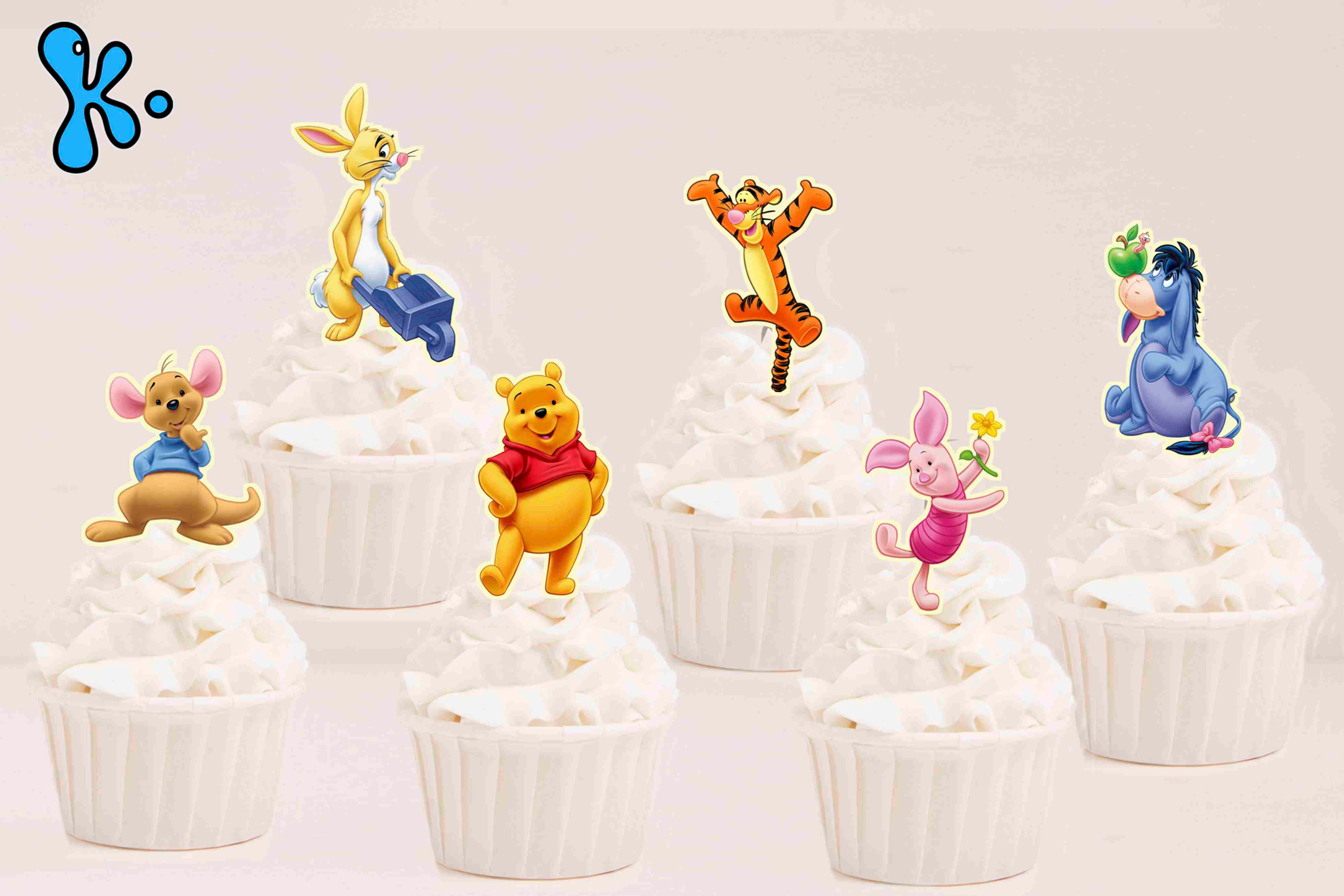 Toppers Recortados Winnie The Pooh