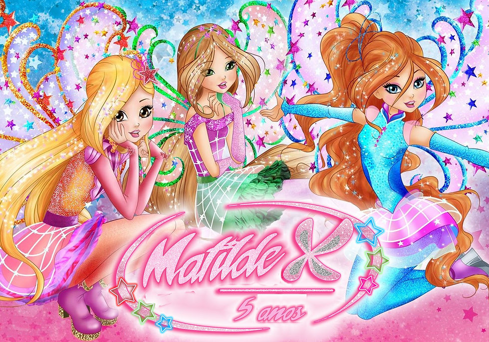 Cartaz A3 Clube Winx 1