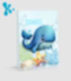 Saco Lembrança personalizado Baleia com nome e idade. Ideal para festa fundo do mar, delicado e pronto a usar.