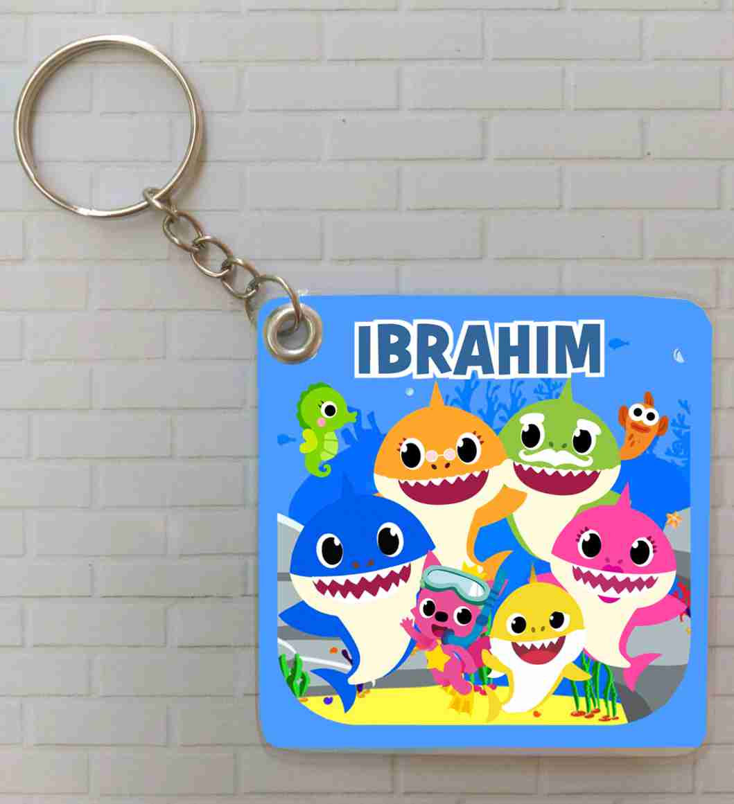 Porta Chaves  Plastificado Baby Shark