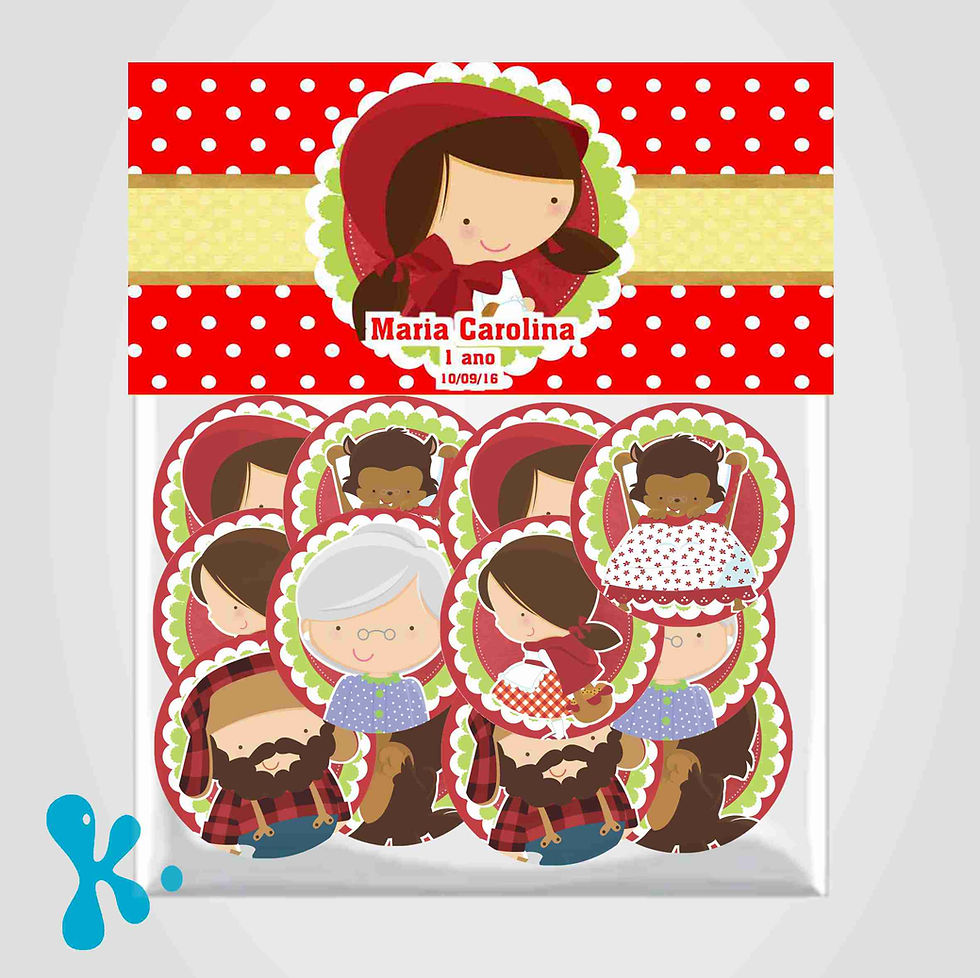 Jogo da memória 6 pares Capuchinho Vermelho