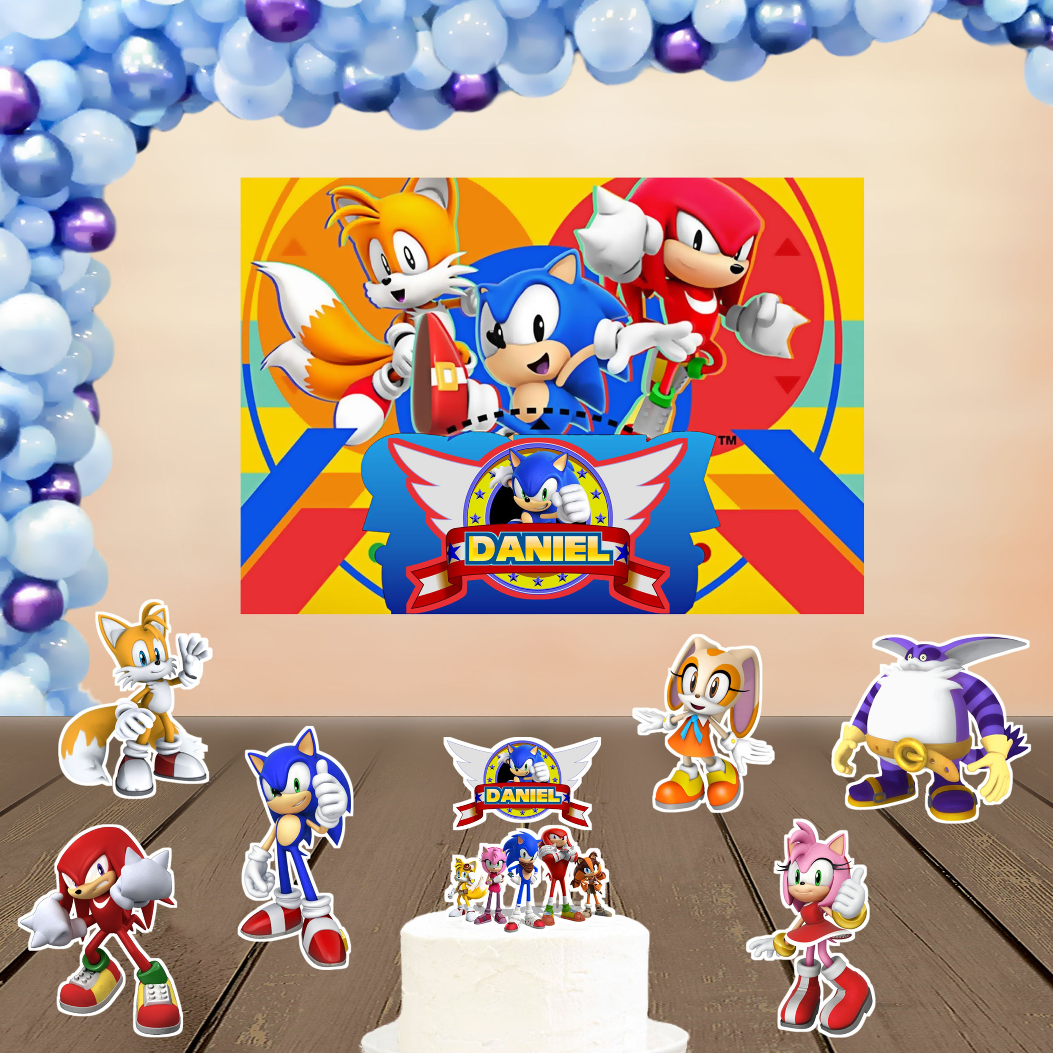Kit de Festa Básico 1 Sonic the Hedgehog 1