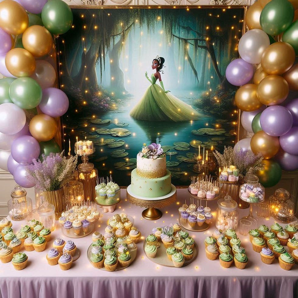 Como Organizar uma Festa de Aniversário com o Tema Tiana da Princesa e ...