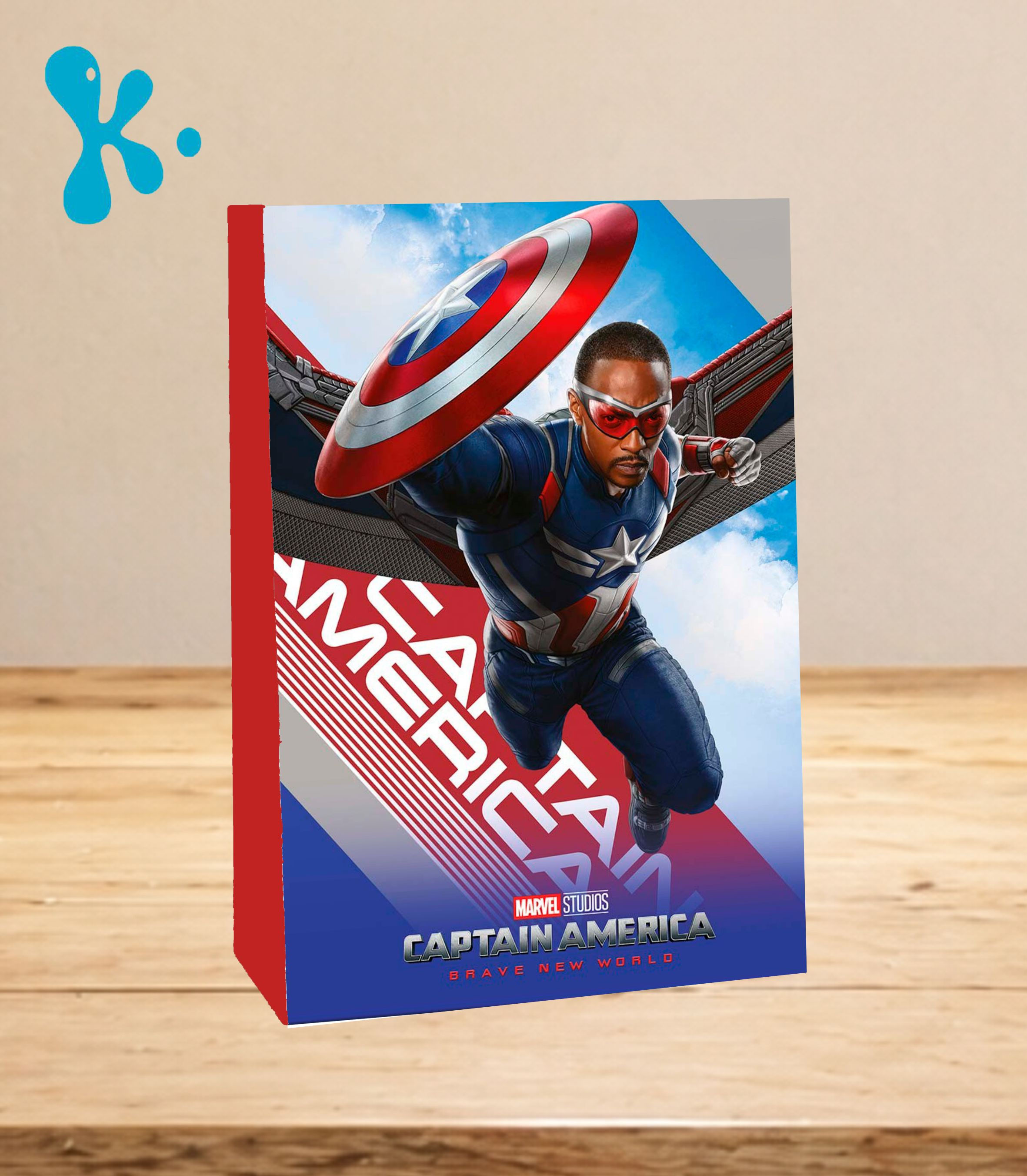 Saco Lembrança personalizado Capitão América