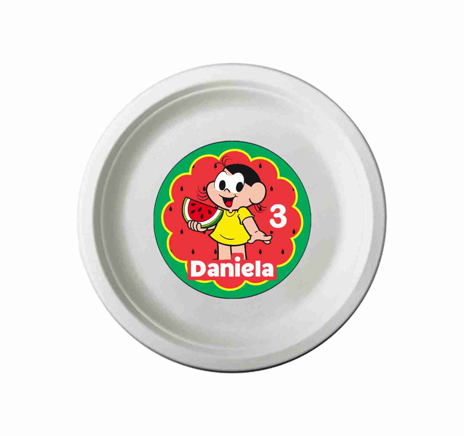 Autocolante para Prato Magali