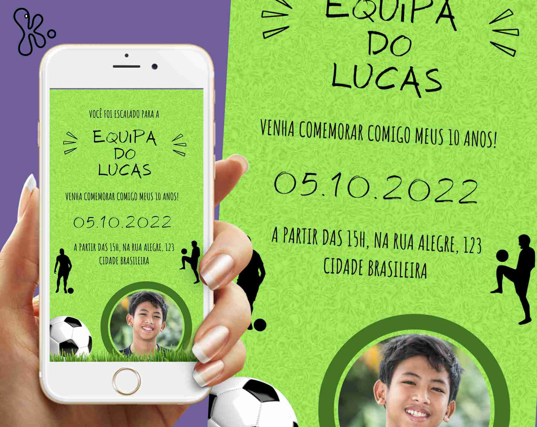 Convite Digital Futebol 19