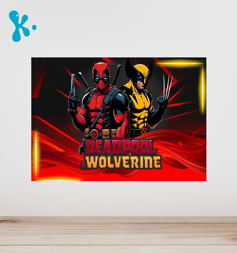Cartaz A3 Deadpool e Wolverine 25-1