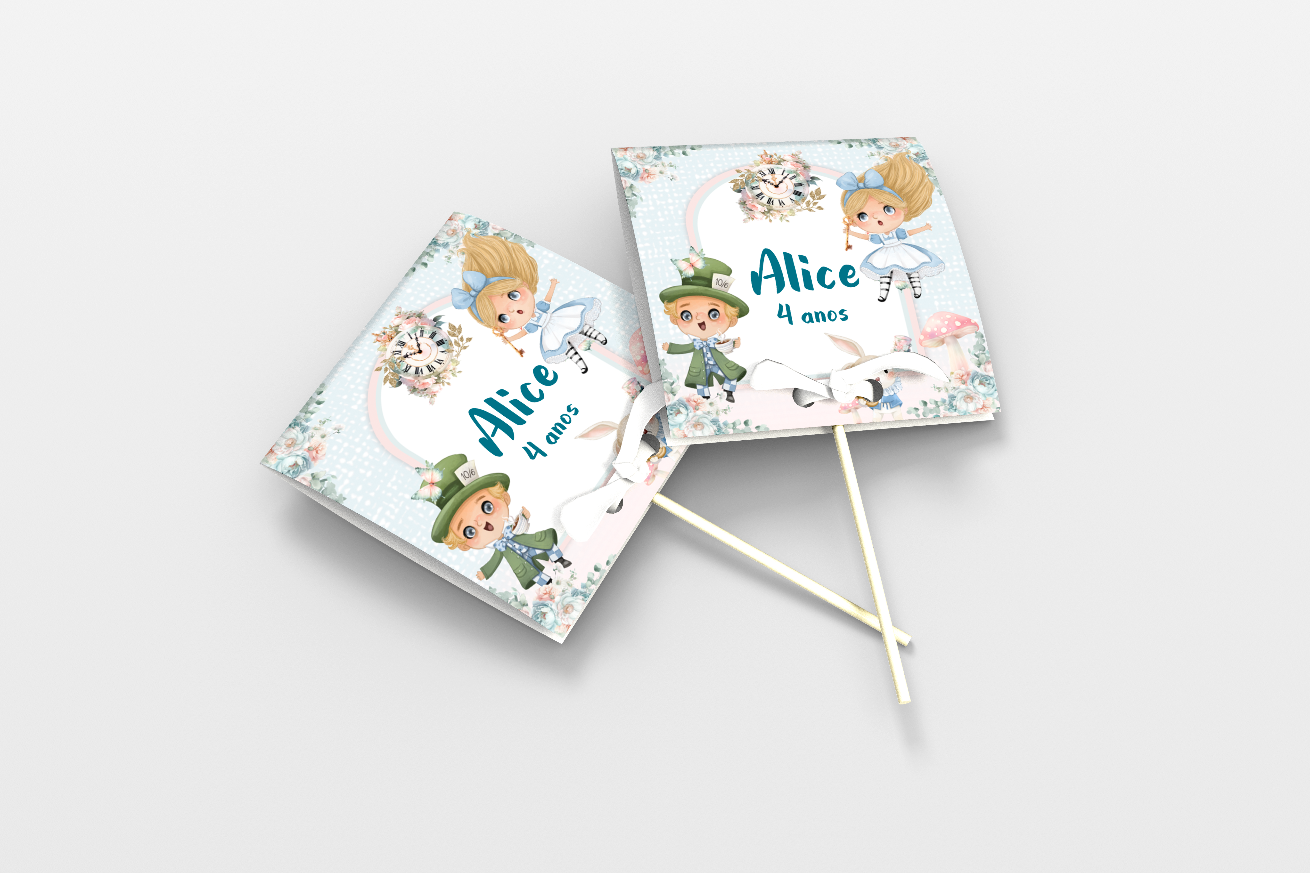 Chupa Personalizado Alice no País das Maravilhas