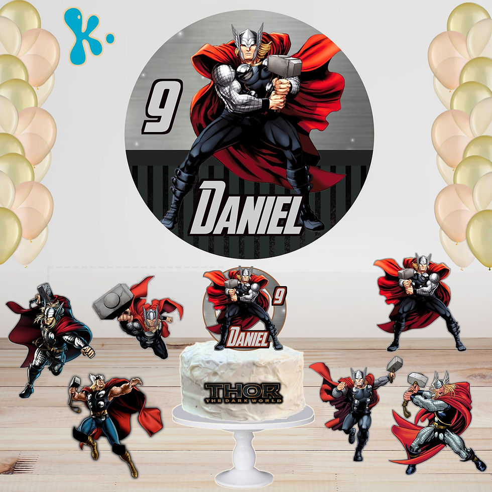 Kit de Festa Básico 2 Thor