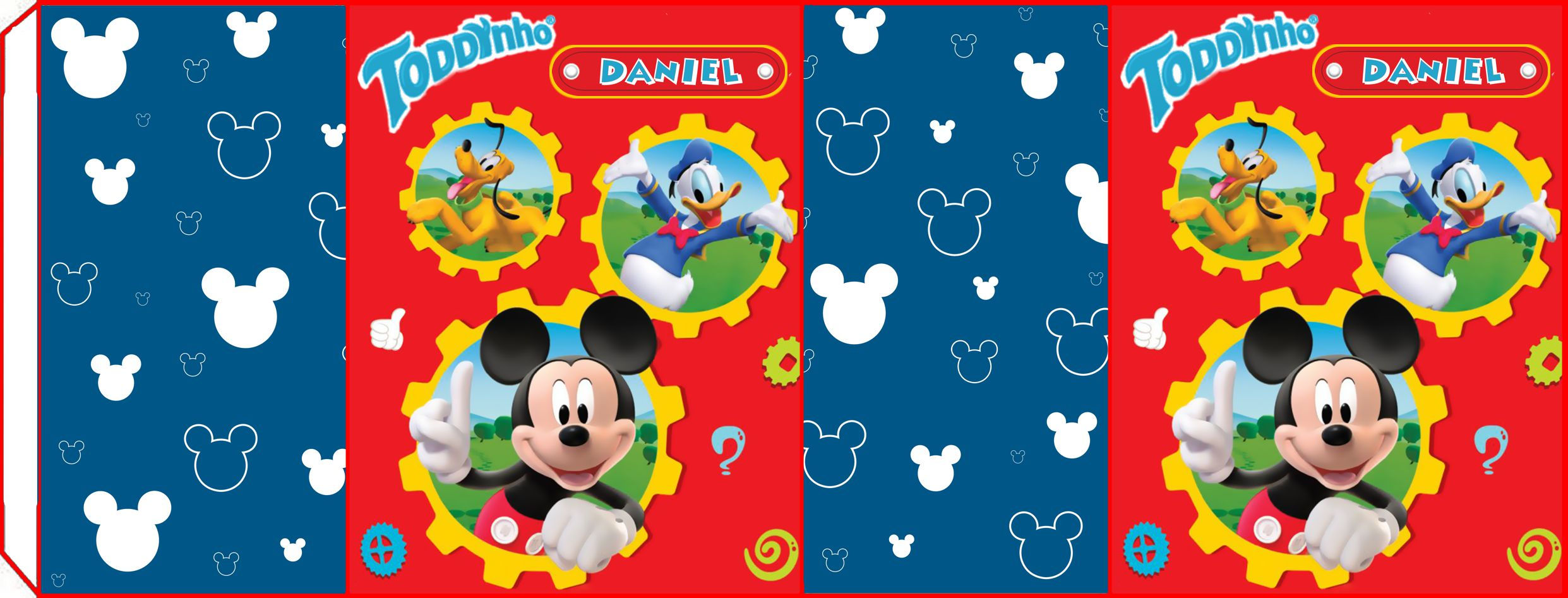 Capa para Sumos e Achocolatados Casa do Mickey Mouse