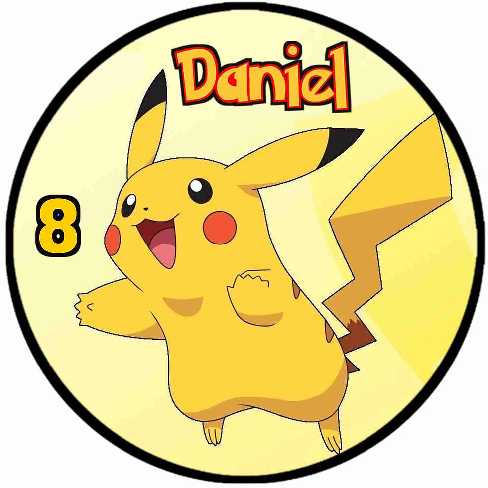 Autocolante 5cm Pikachu