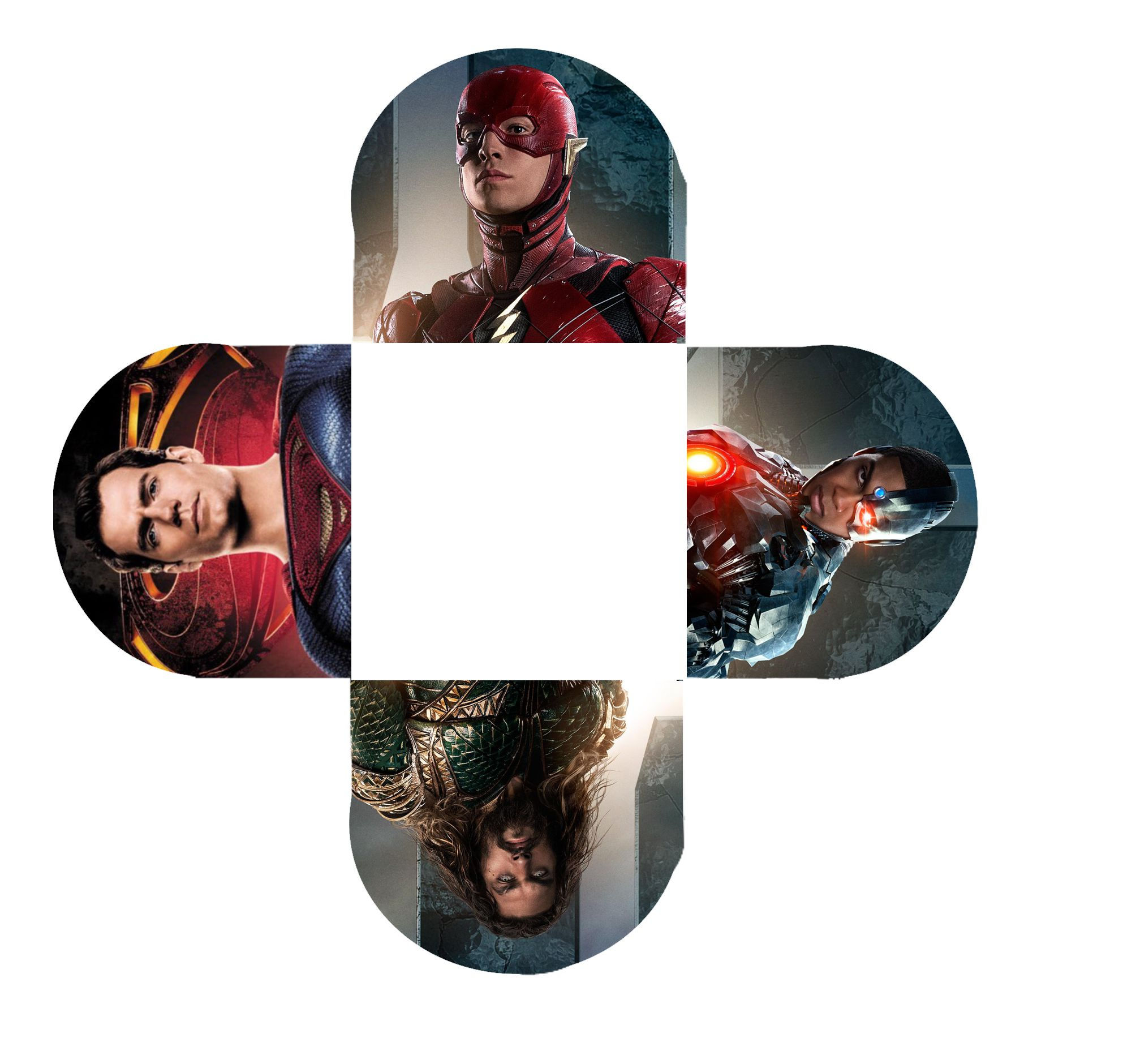 Caixetas para doces Liga da Justiça 1