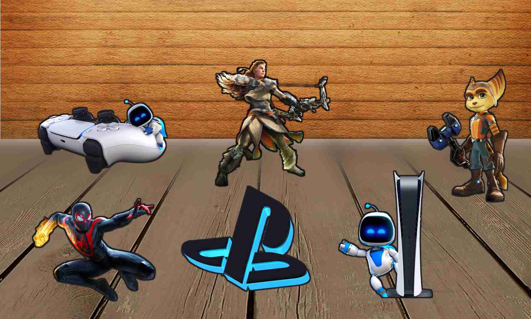figuras de mesa PlayStation decoração festa gamer consola comando astro bot videojogos