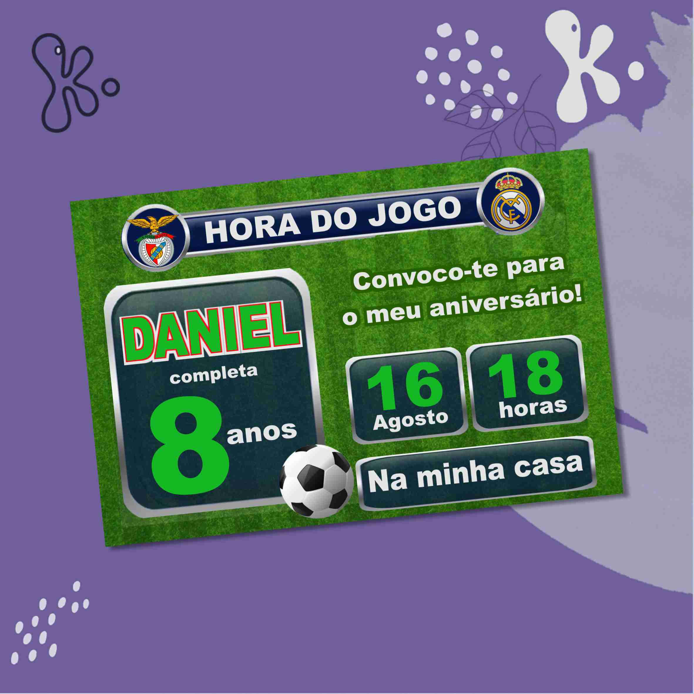 Convite Digital Futebol 2