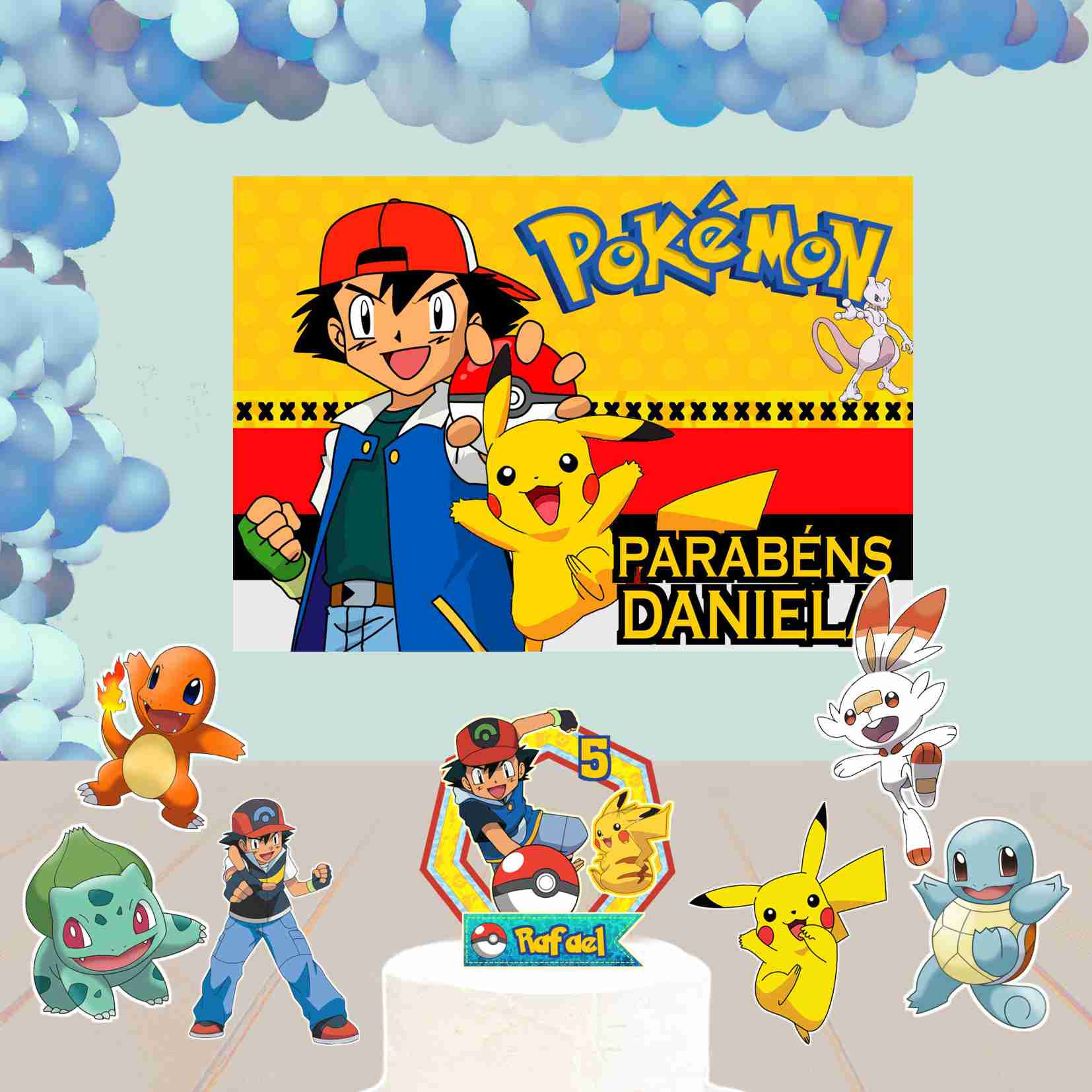 Kit de Festa Básico 1 Pokemon