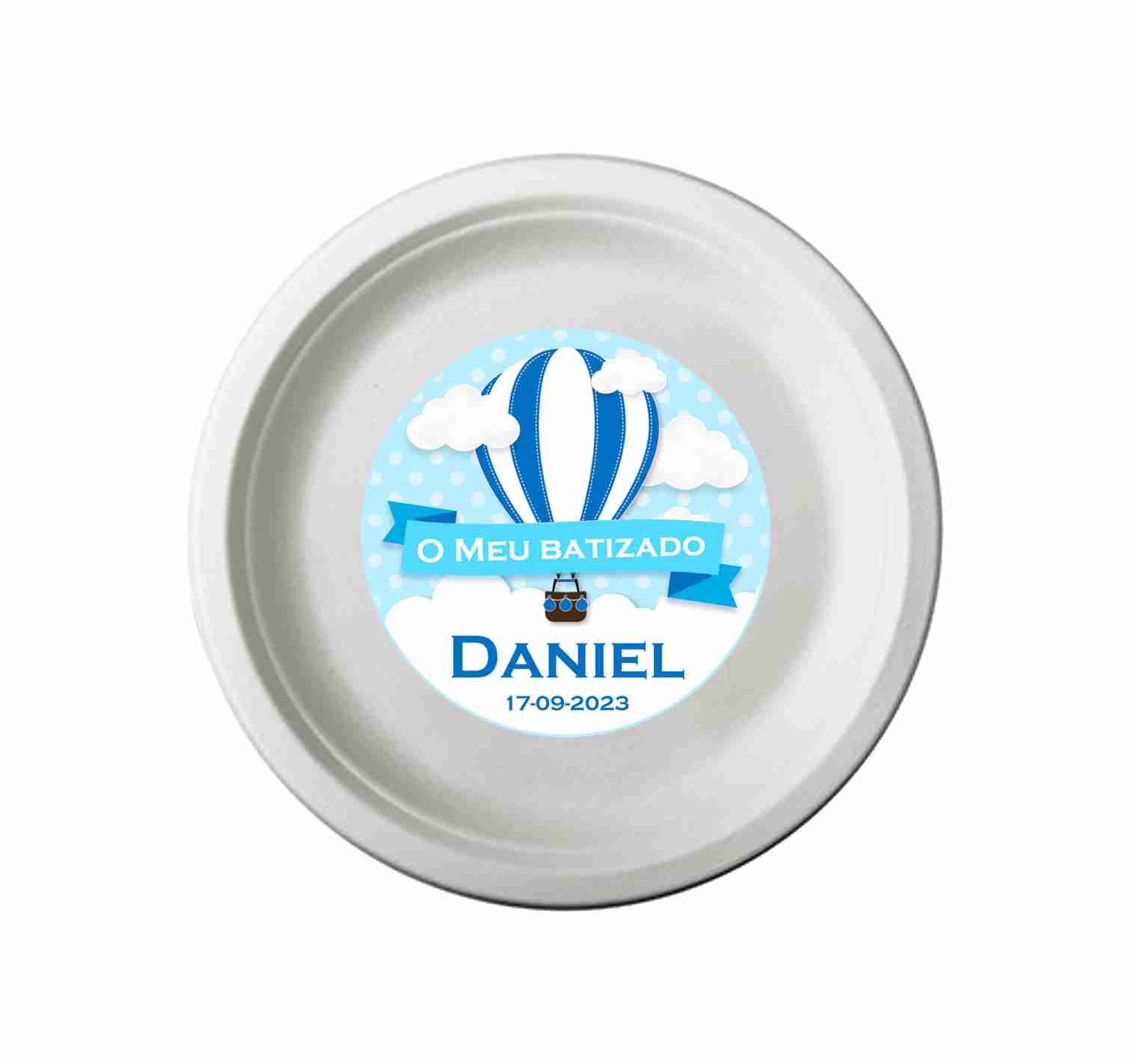 Autocolante para prato Balão de Ar 3