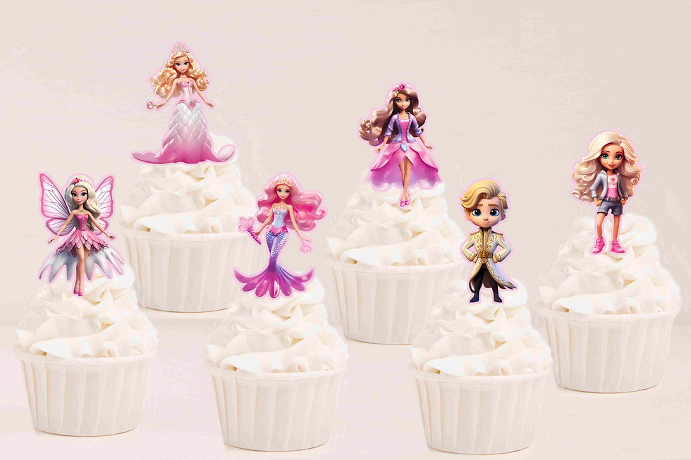 Toppers Recortados Barbie 2023