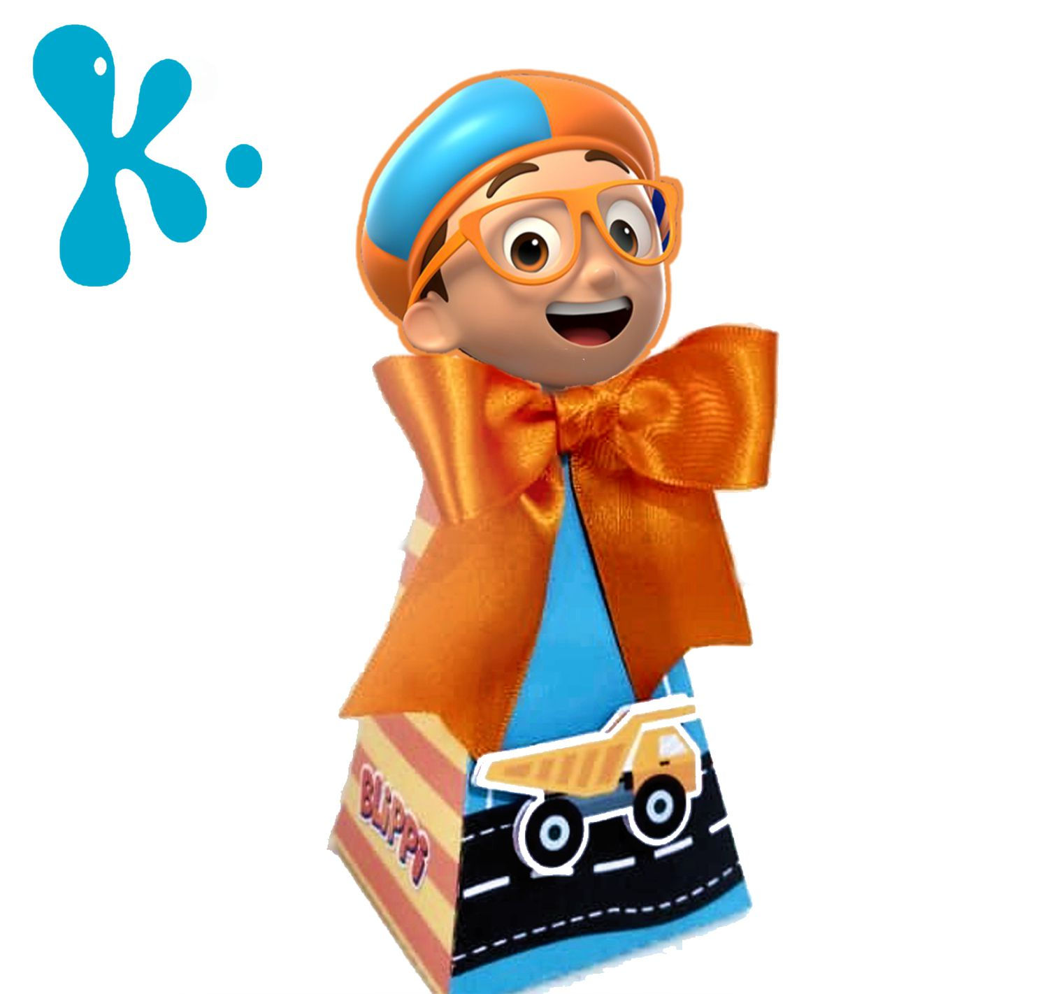 Caixa Pirâmide com aplique Blippi Wonders
