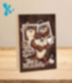 Saco lembrança personalizado Taz-Mania com o Taz em várias expressões e personalização para festa infantil.