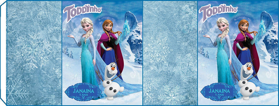 Miniatura: Capa para Sumos e Achocolatados frozen