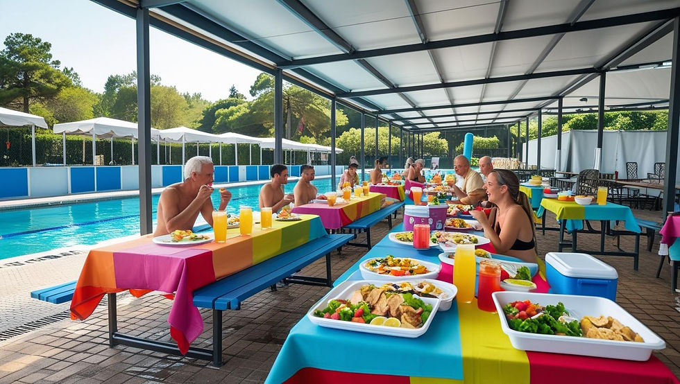 Alimentação e Logística para Festas Aquáticas