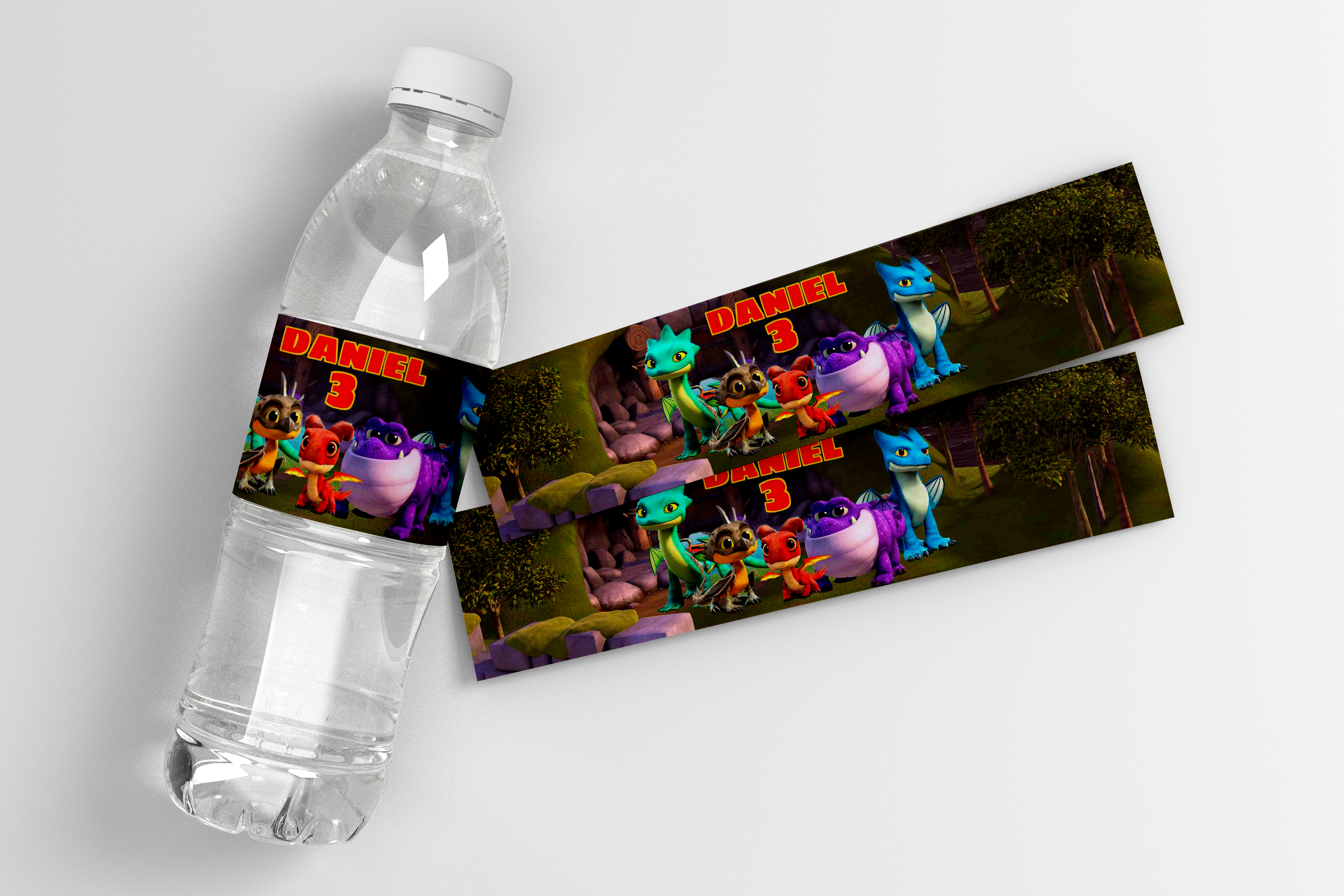 Rotulo garrafa Dragões - Pilotos de Resgate