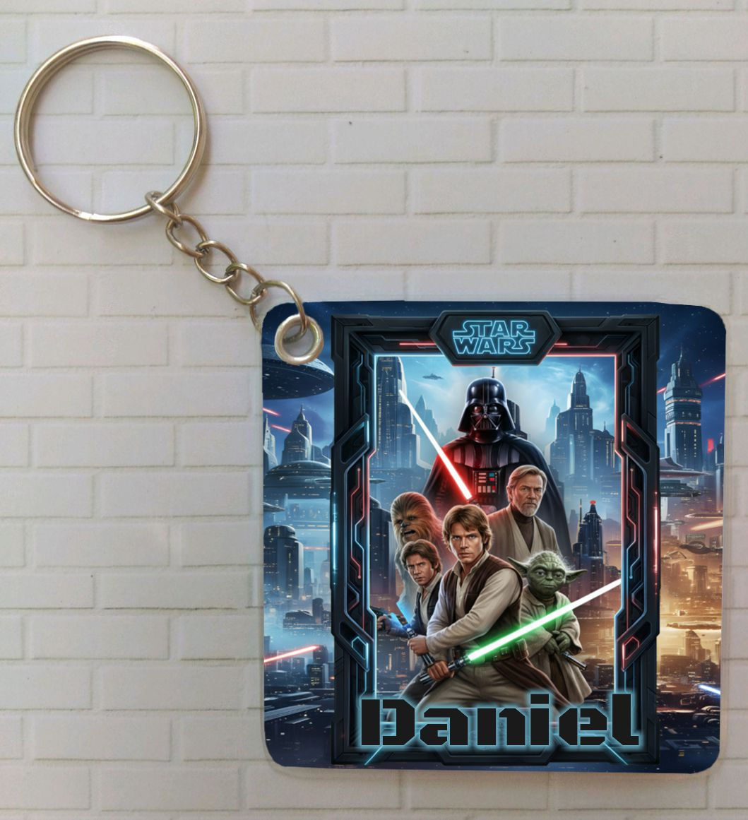 Porta-chaves Star Wars personalizado com nome