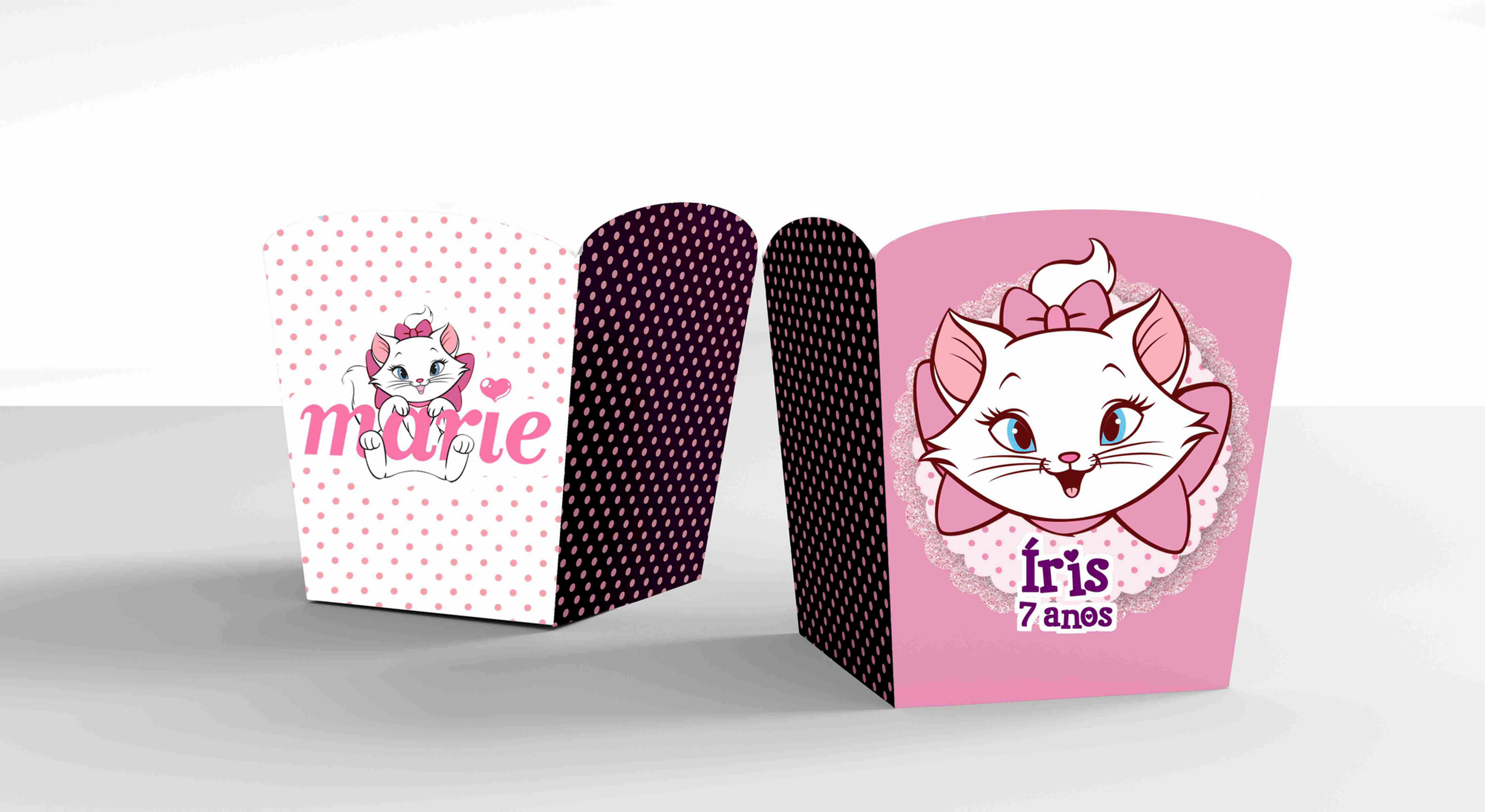 Caixa Pipocas Gatinha Marie