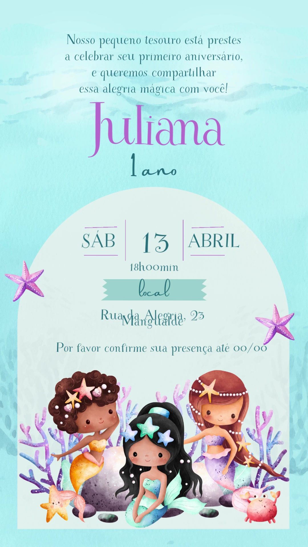 Convite Animado 1º Aniversário 1