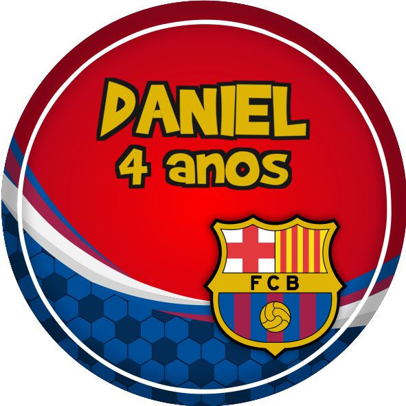 Autocolante 5cm Barcelona FC