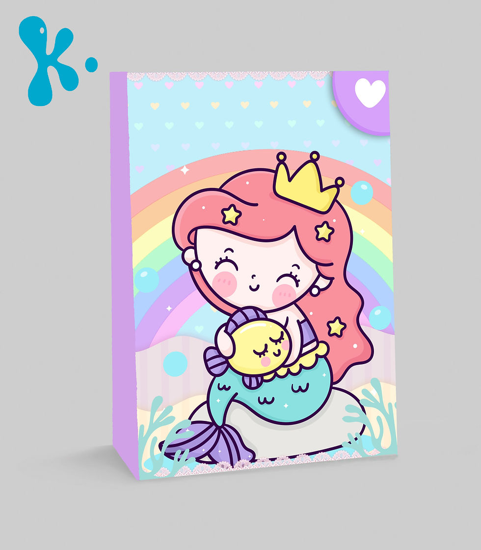 Saco Lembrança Sereias 3