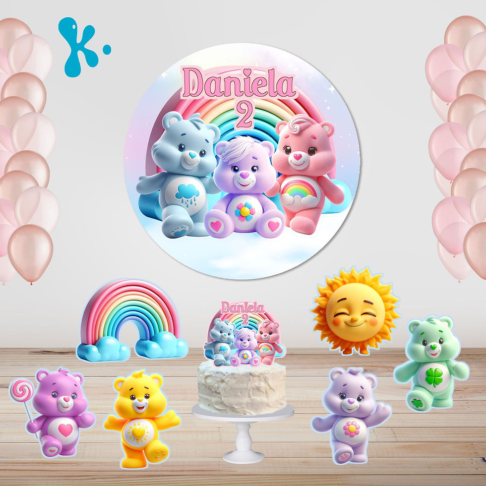 Kit de Festa Básico 2 Ursinhos Carinhosos