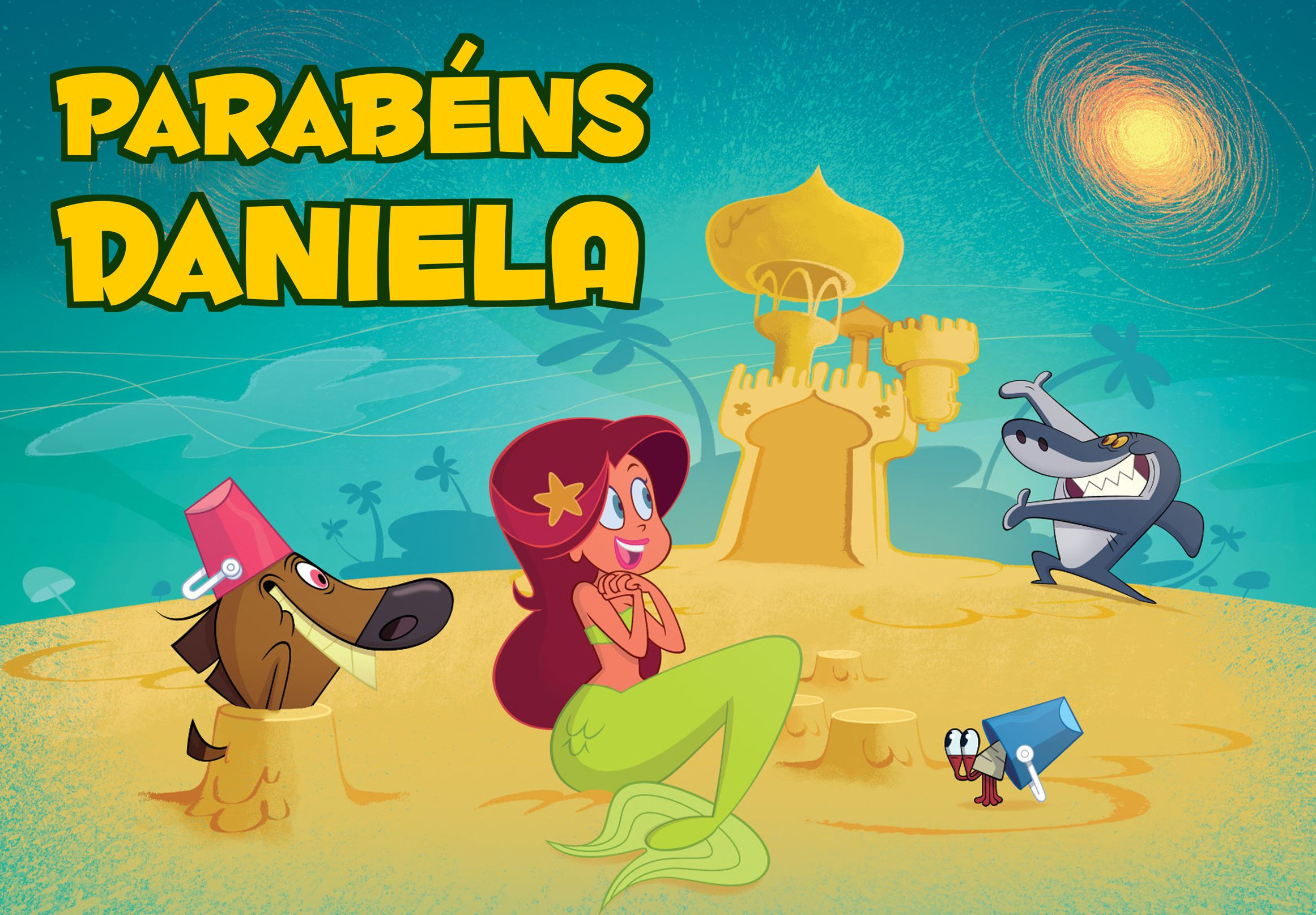 Cartaz A3 Zig e Sharko