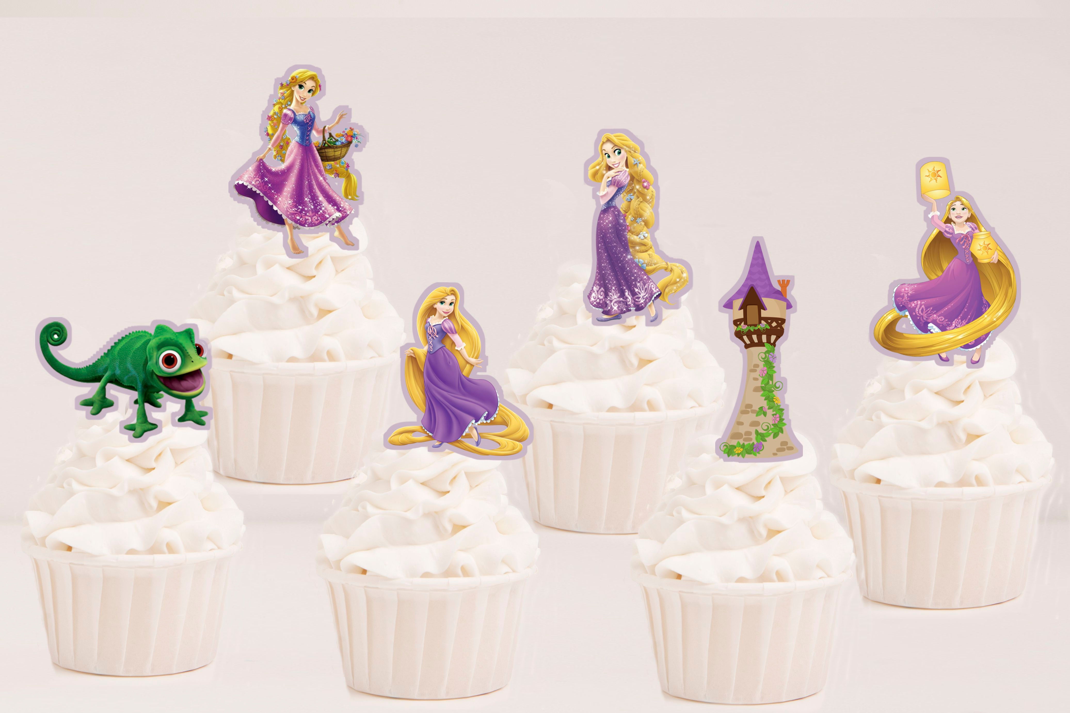 Toppers Recortados Rapunzel