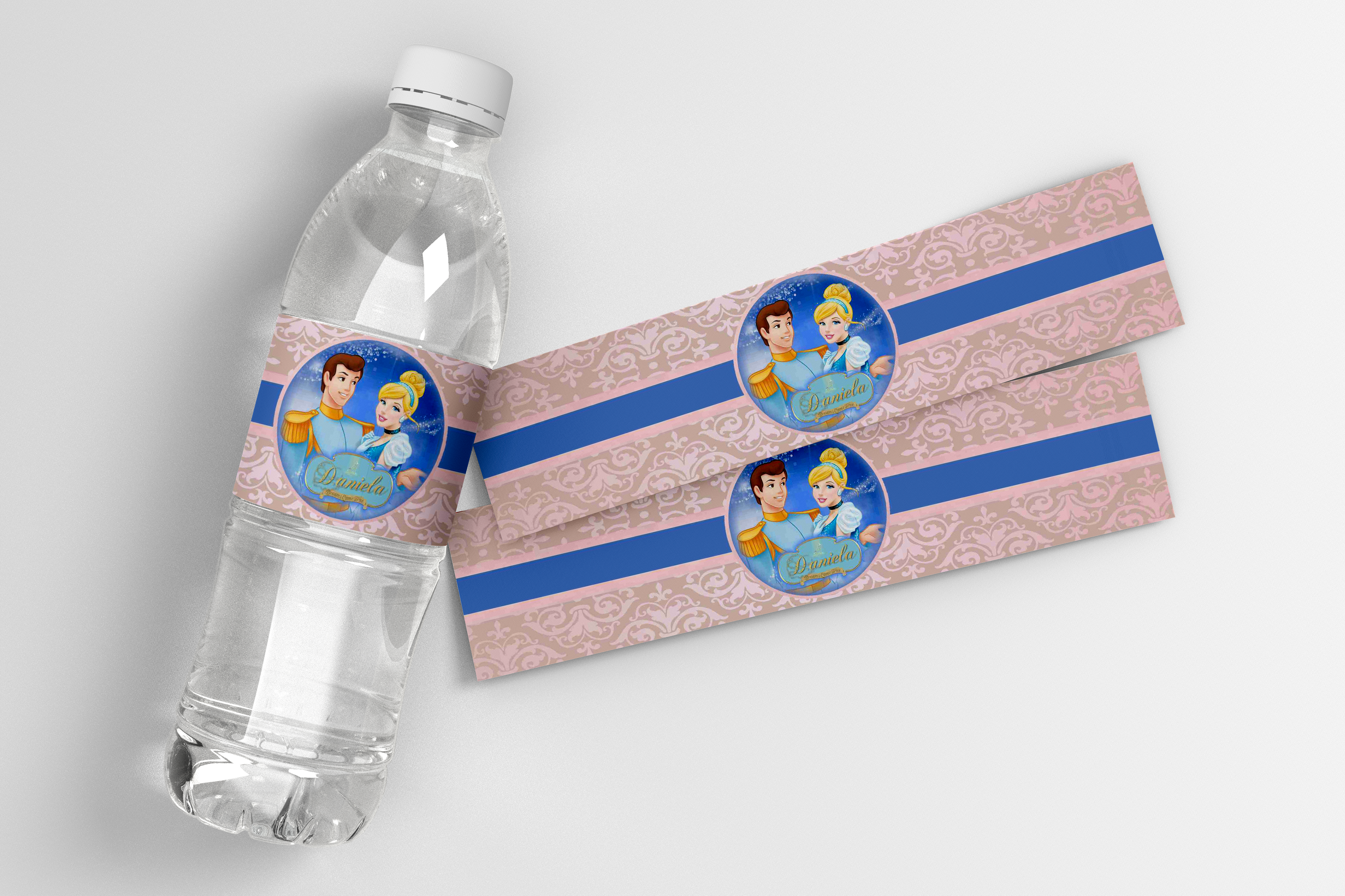 Rotulo garrafa Cinderela