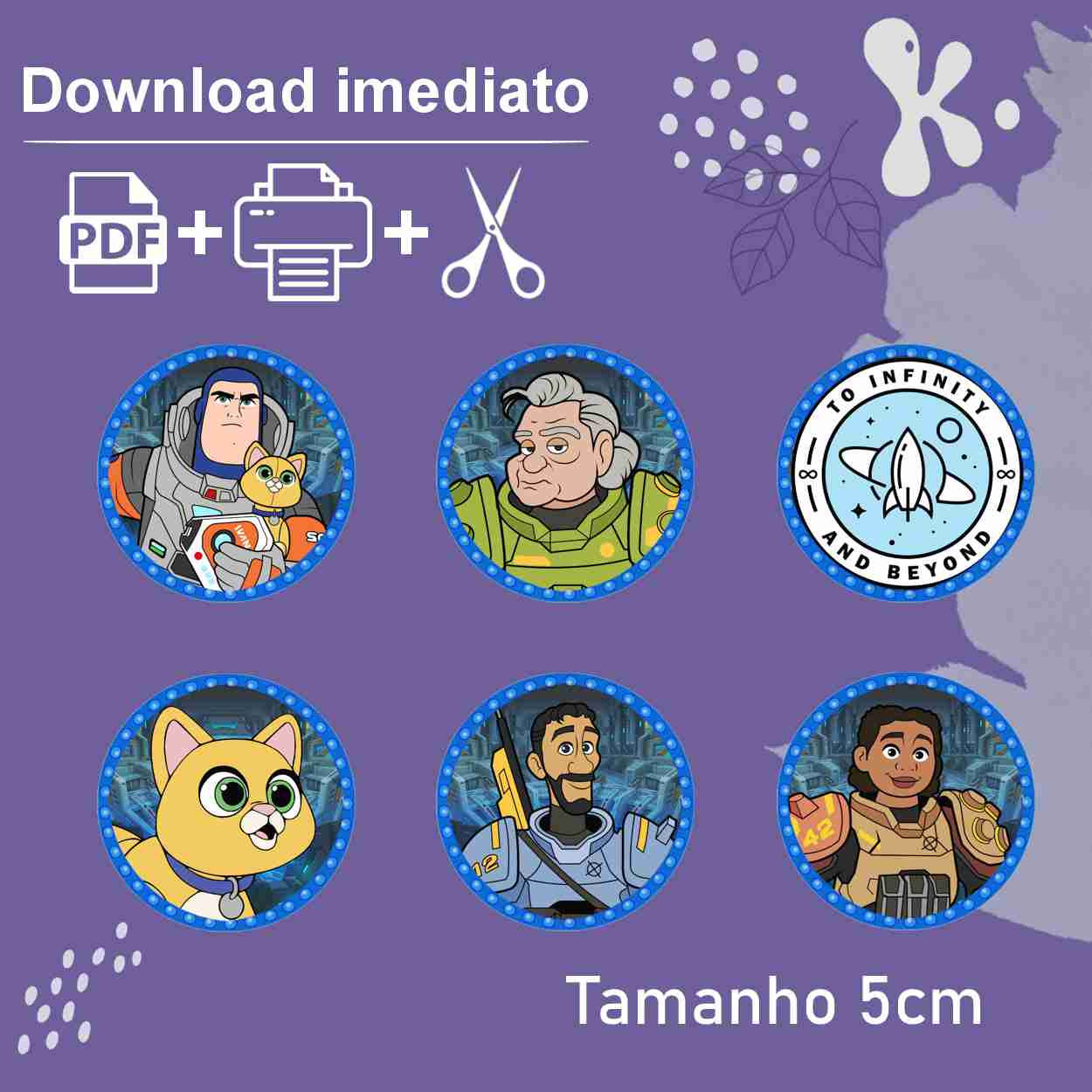 Círculos Multiusos Buzz Lightyear