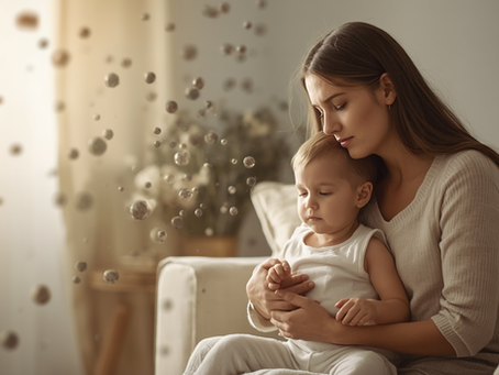 Mãe abraça o filho num momento de reconciliação e cura emocional em família.