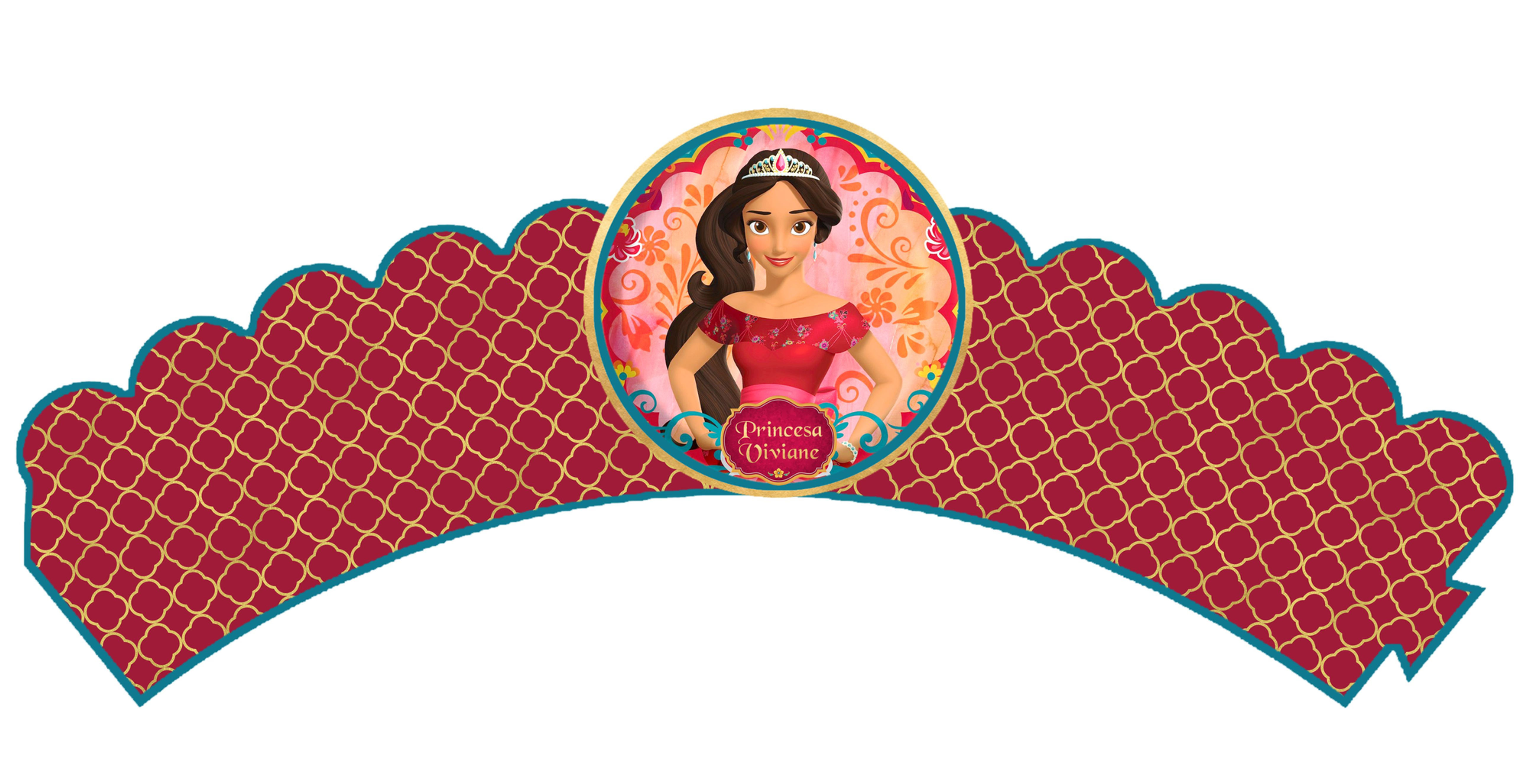 Wrapper para Cupcake Elena de Avalor