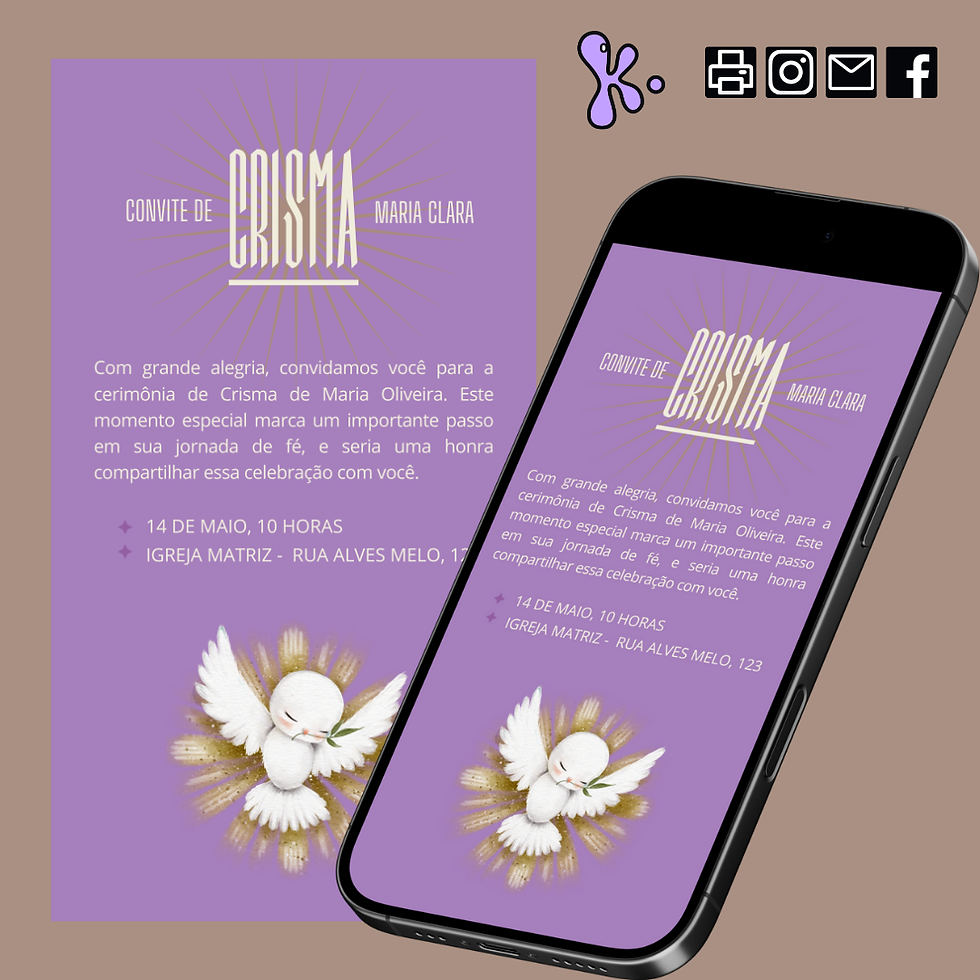 Convite Digital Crisma 14