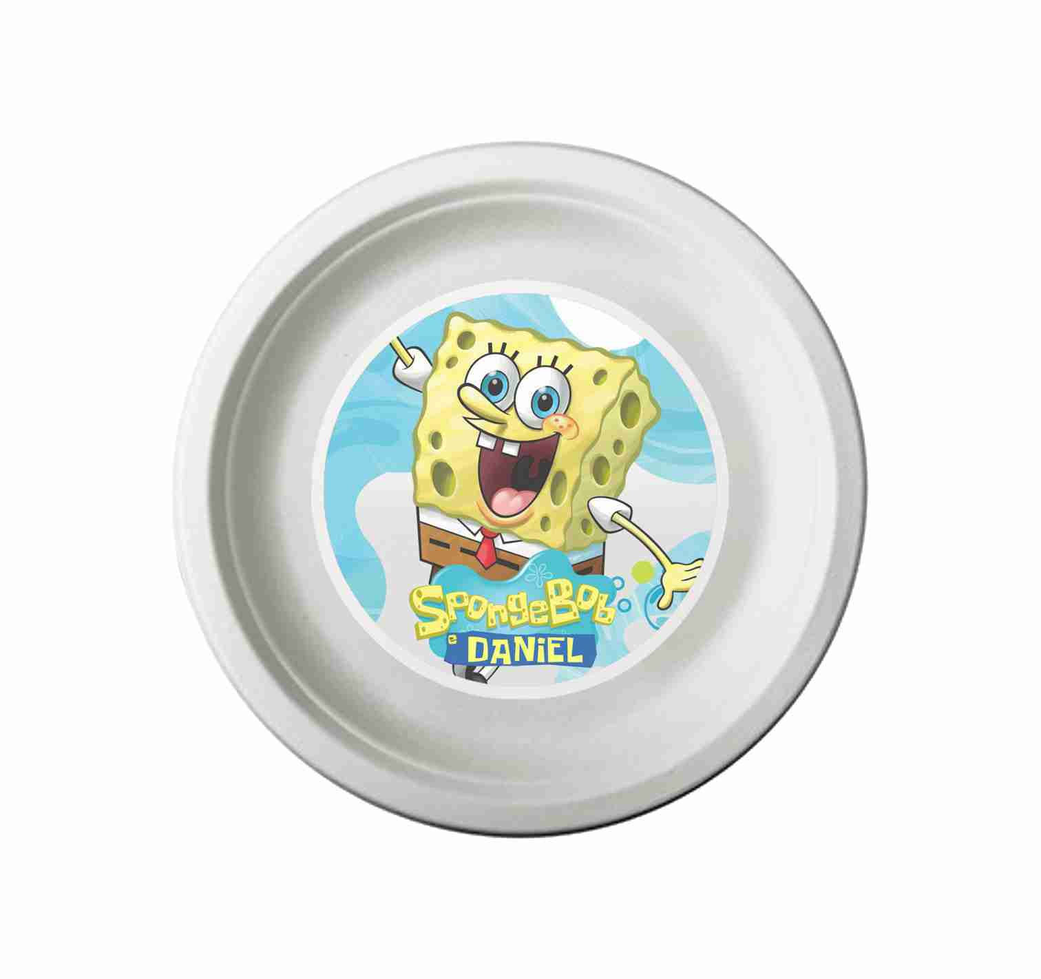 Autocolante para Prato SpongeBob SquarePants