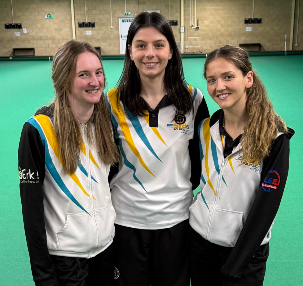 Izzie, Hannah & Emily after qualifying for the National Triples Finals.