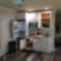 Tiny Home Kitchen Display at The Cottages at New Milford, Connecticut on Kent Road