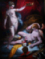 Jacopo Zucchi, Psyché et l'amour, 1589, coll. Galleria Borghese, Rome.