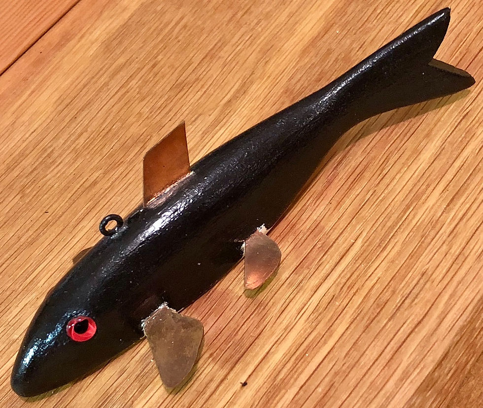 The first fish decoy I carved