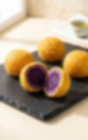 (2psc)Deep fried Ube Bun