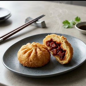 (1 pc)Deep-fried BBQ Pork Bun