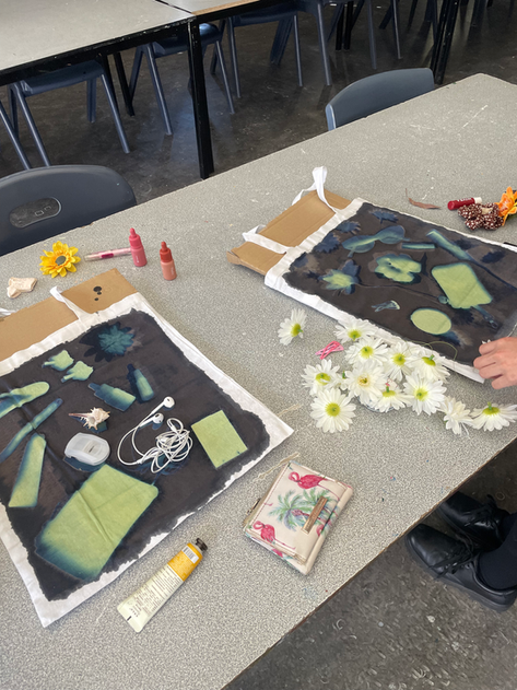 ‘What’s In My Bag’ Cyanotype Workshop - Year 11 Visual Arts