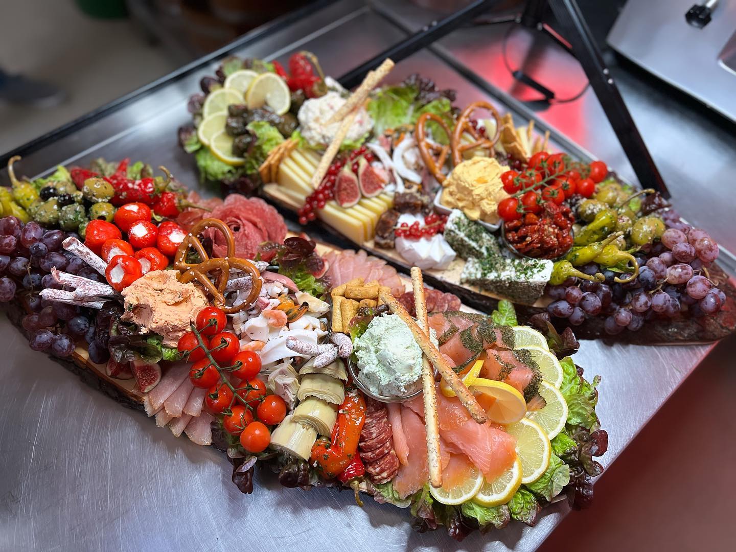 Arranged Food and Objects